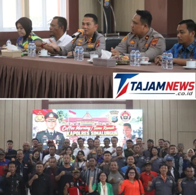 Temu Ramah di Aula Tathya Dharaka, Kapolres Simalungun Rangkul Wartawan Wujudkan Polri Humanis - www.tajamnews.co.id